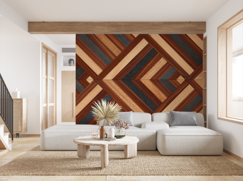 Vintage Geometric Woods